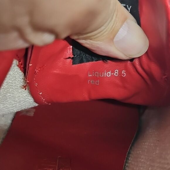 Vintage Havana Red and Silver Sneakers - Picture 10 of 10